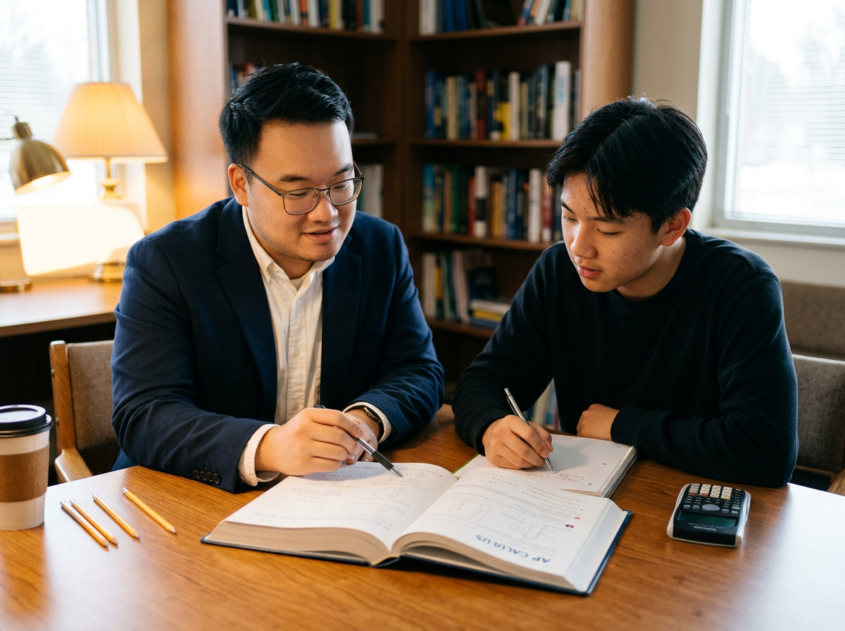 In-person tutoring session with Mr. Andy